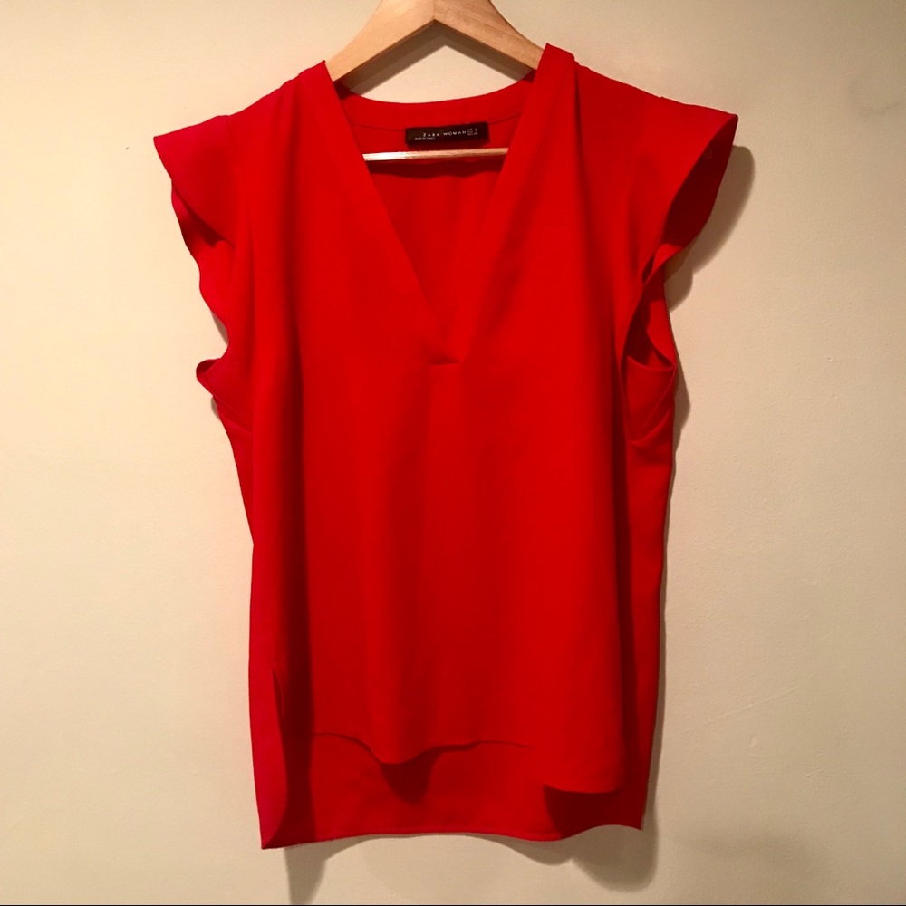 Red Zara Top